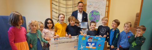 Die Kinder der Kita Siegel setzen sich für das Klima ein