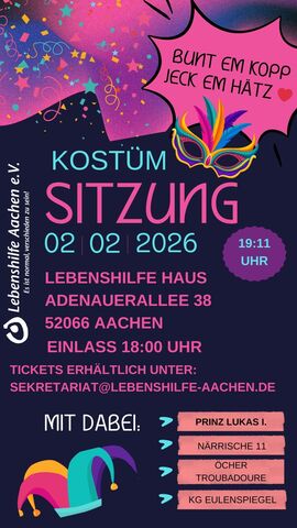 Kostüm Sitzung 