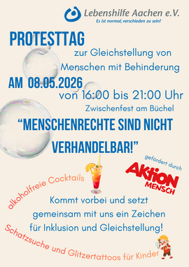 Protesttag zur Gleichstellung von Menschen mit Behinderung